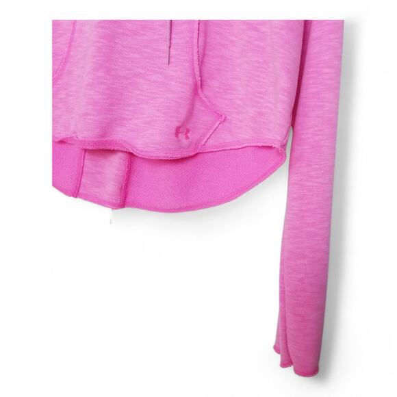 Under Armour Pink Semi-Fitted Crop Hoodie Style #1243125 - Picture 6 of 9